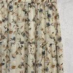 Hayden Floral Midi Skirt - Cream and Brown Boho Small Photo 4