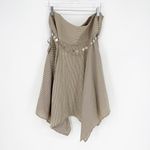 ZARA NWT  Striped Asymmetrical Belted Midi Skirt XXL Photo 1