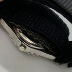 Europa 33mm silver tone Quartz sport wrist watch rotating bezel up to 7” Photo 4