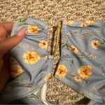 AQUA NWT x Kristopher Brock Floral Blue One Piece Swimsuit- Size Medium Photo 3