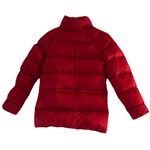 Polo Ralph Lauren Womens Jacket Red XXS Satin Down Puffer Lipstick Winter Photo 3