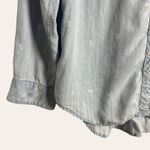 Rails Light Blue Chambray Arrow Long Sleeve Lyocell Button-Up Shirt Size Medium Photo 4