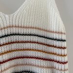 SheIn  Multicolored Sleeveless Striped Sweater Knit Tank Top Cottagecore XS NWT Photo 1