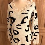 Lavishly Paris NWT, Designer Distressed Sweater Dress. Size Medium Photo 3