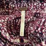 Free People  Shirt Women XS Purple Geometric Print Button Up Blouse Preppy Casual Photo 5