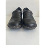 Women's BOC Black Leather Clogs Size 7 GUC! Black Photo 1