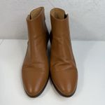 J.Crew Sz 9.5 Reagan Leather Ankle Boots Brown Leather Booties Women’s G7871 Photo 4