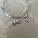 Disney Cinderella Silver Bracelet with Slipper & Pumpkin Carriage Charms Photo 7