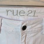 Rue 21 White Jeans Embroidered Southwestern Womens 5 6  Retro Low Rise Photo 3