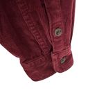 J.Crew NWT Madewell Corduroy Long Sleeve Seamed Mini Shirt Dress Cabernet Size 00 Photo 7