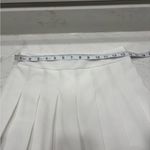 White Pleated Skirt with built in shorts Size M Photo 5