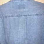 Disney  Parks Winnie the Pooh Embroidered Denim Button Up Shirt 1X NWT Photo 5