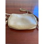 Portland Leather Goods Cream Crossbody Bag Small Zip Top Adjustable Strap Photo 14
