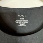 Nuuds Black Crewneck Long Sleeve Bodysuit Size Large Photo 4