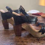 All Saints Stylish Black Leather Platform Sandals size 39 Photo 9