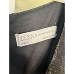 Mac Duggal  NWT Long Sleeve Faux Wrap A-Line Gown in Black Gold Size 4 Photo 6