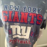 NFL Teens New York Giants Blue Tie-Dye Logo Crop Top New Size small Photo 2