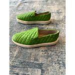 Franco Sarto Green Quilted Leather Platform Sneaker Size 6.5 Photo 3