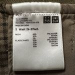 Uniqlo Tan Plaid Skinny Pull On Jeggings, Sz Small Photo 7