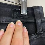 Paige Cindy High Rise Straight Leg Luxe Coated Denim Jean Size 33 Photo 10