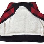 Madewell EUC  Buffalo Plaid Sherpa Lined Zip Front Vest Size XS Photo 7