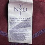 NYDJ  size 8 Aliana jegging corduroy pants Women's Burgundy lift tuck technology Photo 5