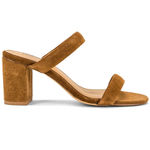 Soludos  Brown Suede Mule Sandal SIZE 9 Ines Heel Walnut Minimalist Chunky NEW Photo 1