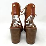 Circus by Sam Edelman  Kiera Brown Block Heel Lace Up Gladiator Sandals Size 8.5M Photo 8