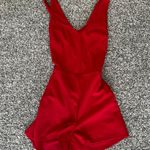 Red Short Romper Size M Photo 0