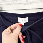 Lou & grey [LOFT]  Navy Blue Embroidered Heart Print Jogger Sweatpants Sz Small S Photo 11