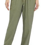 Social Standard Sanctuary‎ Pants Solstice Linen Jogger Pant XXL Green Relaxed Photo 0