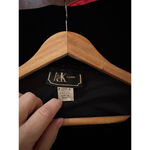 J and K Evening Black Velvet Tank Top Size 14 Photo 4