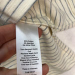 Haven Well Within Striped T Shirt Dress Casual Jersey Knit Pocket Midi Women M Gray Size M Photo 6