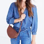 Madewell  Denim Wrap Top Photo 0