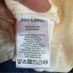 Juicy Couture White Denim Jacket Vest Womens M Bedazzled Rhinestone Y2K Cropped Photo 7