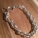 Twisted Link Chain Ion Plated Rose Gold Over Stainless Steel Bracelet (8 Inch) Photo 3