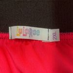 LuLaRoe Neon Pink Purple LoLa Chiffon Boho Midi Skirt Women’s Plus Size 2X NWT Photo 1