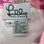 Lilly Pulitzer Pink Gossip Print Flowers Butterfly Barbie Short Skirt Size 6 VTG Photo 1