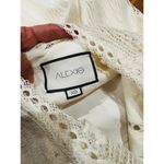 Alexis Guipure Lace PEARLY Ivory keyhole back Rizer Long Dress XS Photo 2