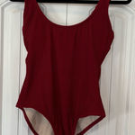 Kona Sol  Red Textured One Piece‎ Swimsuit Size Small Photo 0