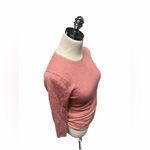 Banana Republic Vintage 2003 Y2K Merino Wool Side Ruched Sweater Pink Coquette M Photo 3