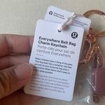 Lululemon  Everywhere Belt Bag Charm Keychain - Spiced Chai/Rose Gold Photo 2
