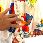 CARESTE Lucine Long Sleeve Silk Dress Insierra Floral Bianco Size 2 Flowing Photo 11