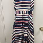 Adelyn Rae  striped jacquard fit and flare dress women’s size medium Photo 3