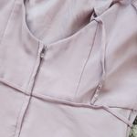 Mori Lee  Madeline Gardner Chiffon Draped Flowing Dress Lavender Photo 6