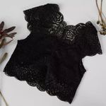 Free People  Chase Me Lace Brami Black Size XS Photo 0