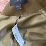 J.Crew  faux fur jacket. A beautiful olive green color NWT Photo 6