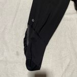 Lululemon Black Ruched Capri Athletic Leggings Photo 4