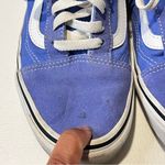 Vans  Old Skool Low-Top Skate Shoes Blue Suede Size 8 Photo 7