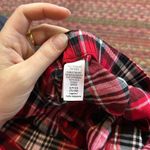 Victoria's Secret  RED CHRISTMAS PLAID FLANNEL PAJAMA PANTS LOUNGE Photo 1